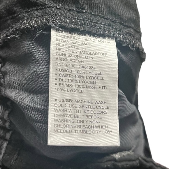 Daily Ritual Gray Belted Tapered Pants - Picture 10 of 11